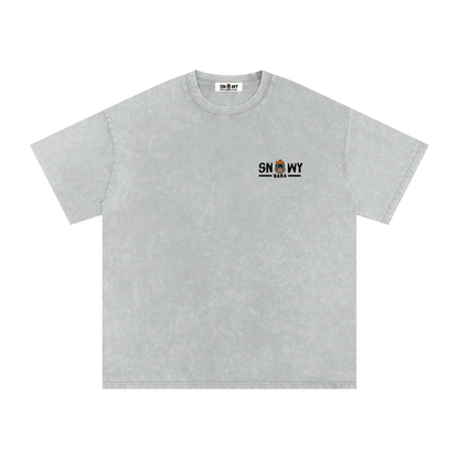 SNOWYBARA WASHED OVERSIZED TEE