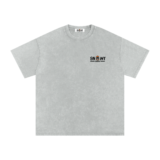 SNOWYBARA WASHED OVERSIZED TEE