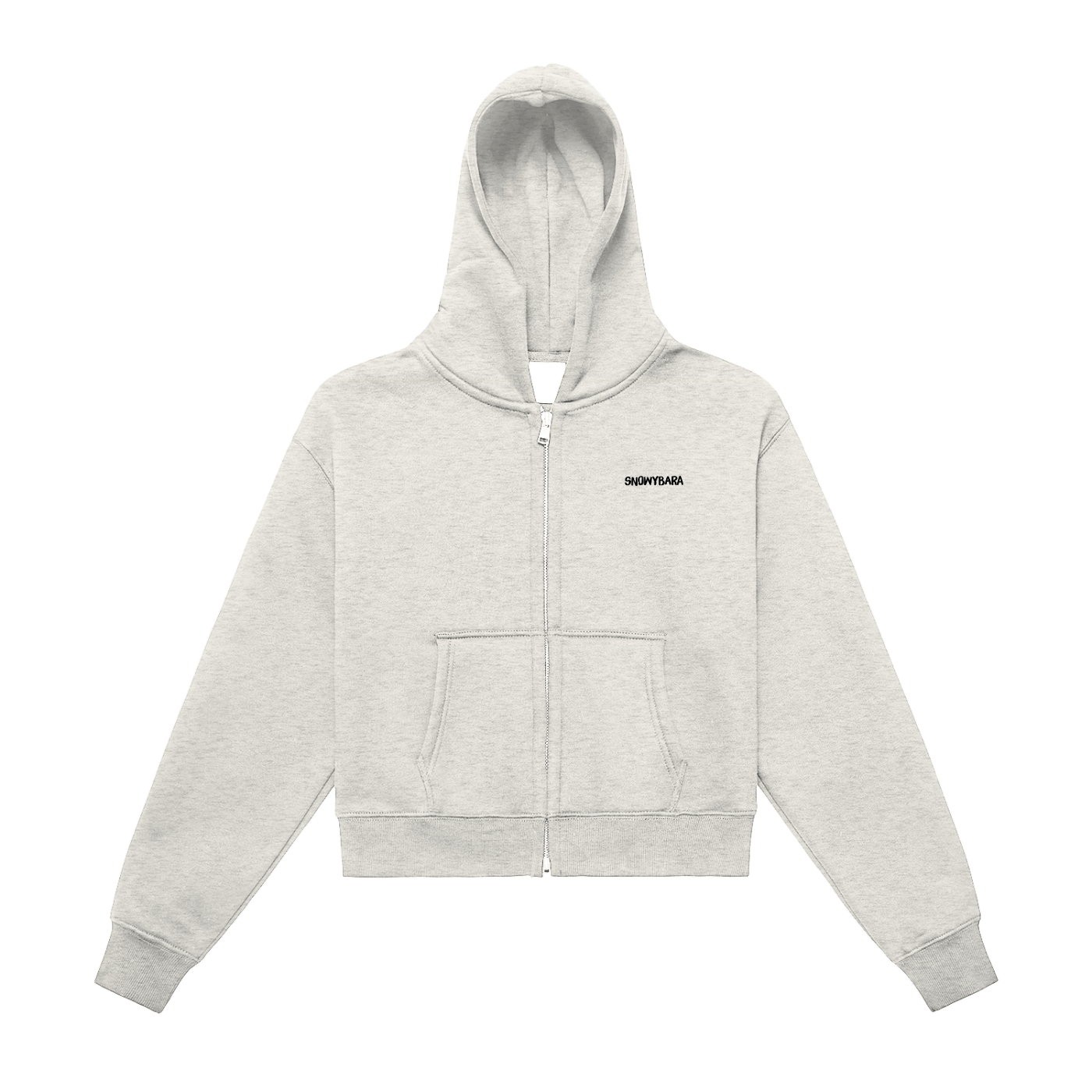 SNOWYBARA CROPPED HOODIE MATE