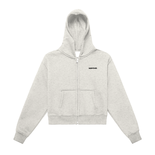 SNOWYBARA CROPPED HOODIE MATE