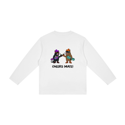 KID'S LONG SLEEVE TEE - CHEERS MATE