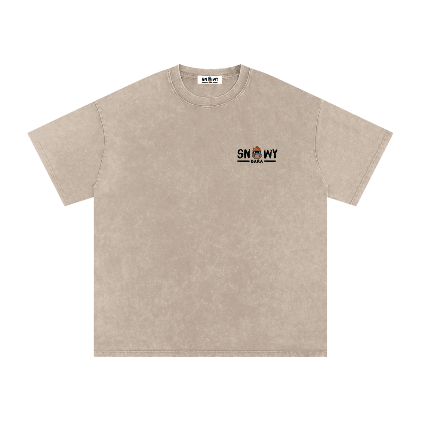 SNOWYBARA WASHED OVERSIZED TEE
