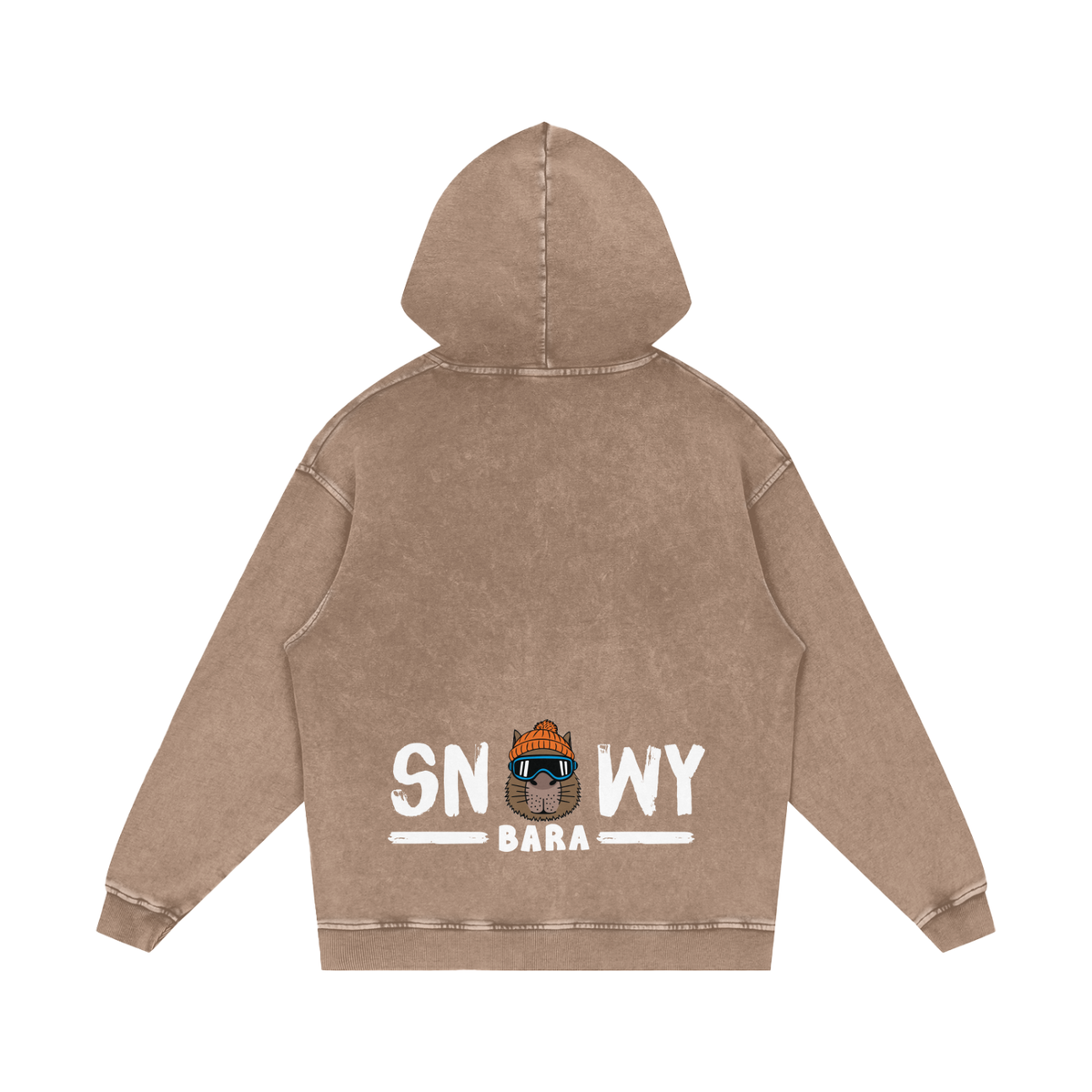 UNISEX WASHED LOOSE HOODIE