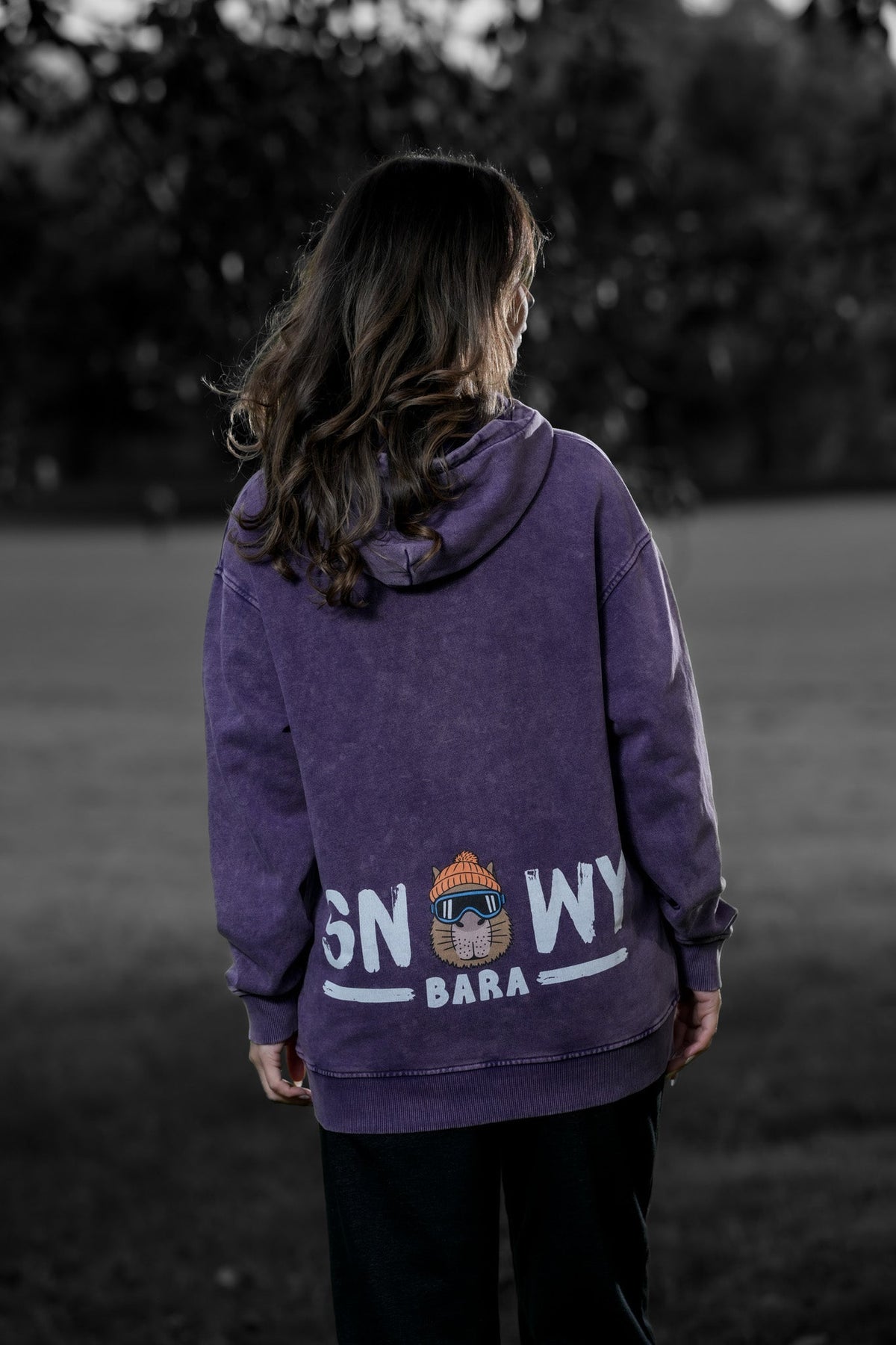 UNISEX WASHED LOOSE HOODIE
