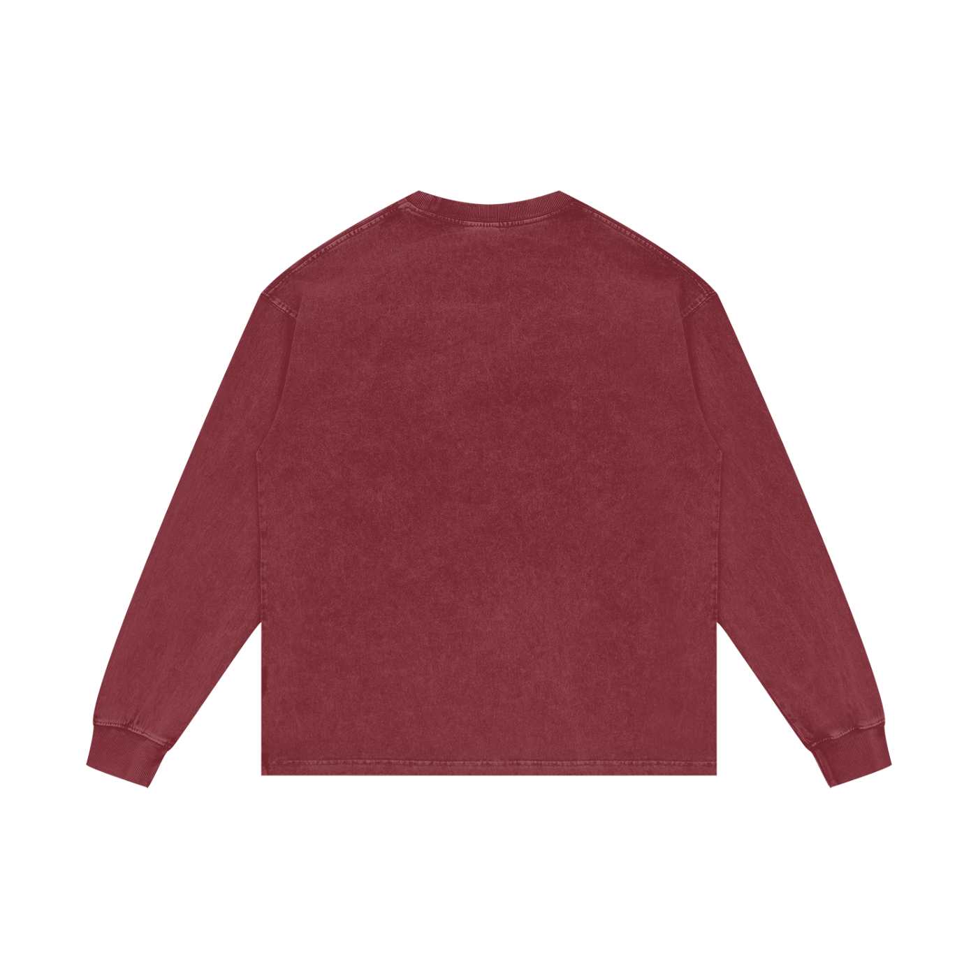 SNOWYBARA WASHED OVERSIZED LONG SLEEVE TEE