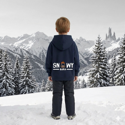 SNOWYBARA KID'S FLEECE HOODIE