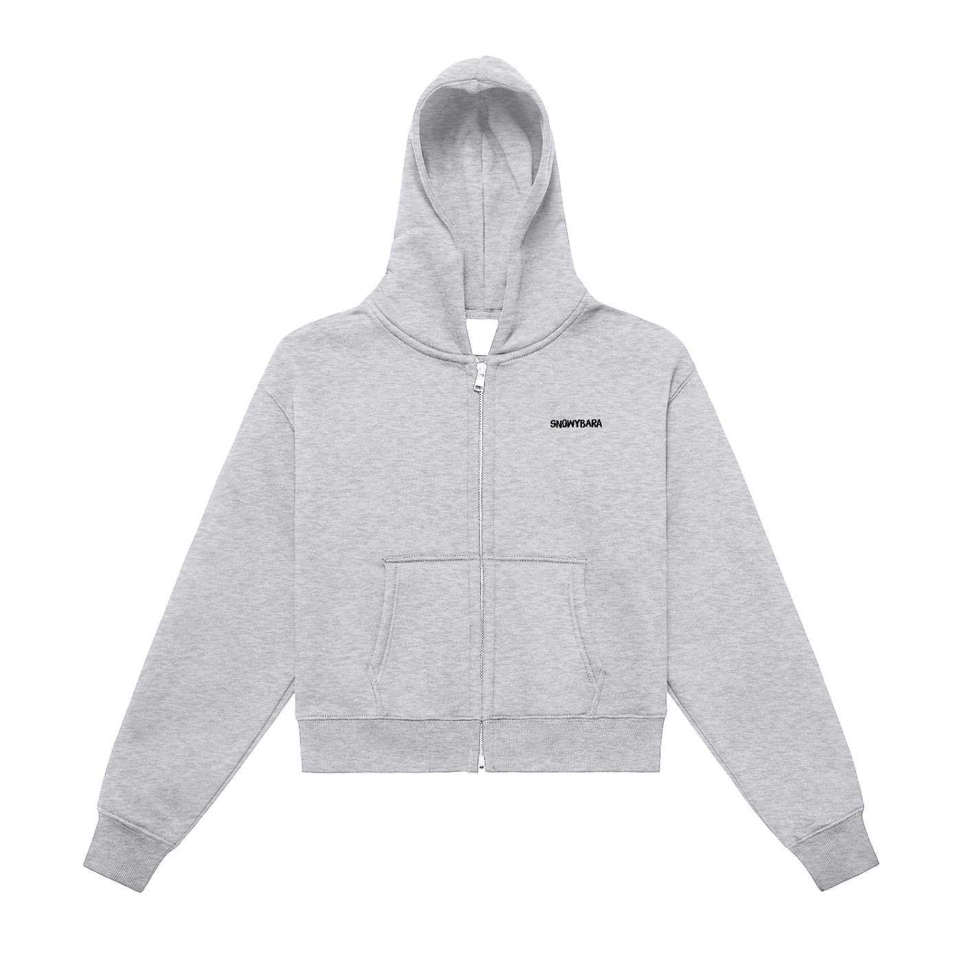 SNOWYBARA CROPPED HOODIE MATE