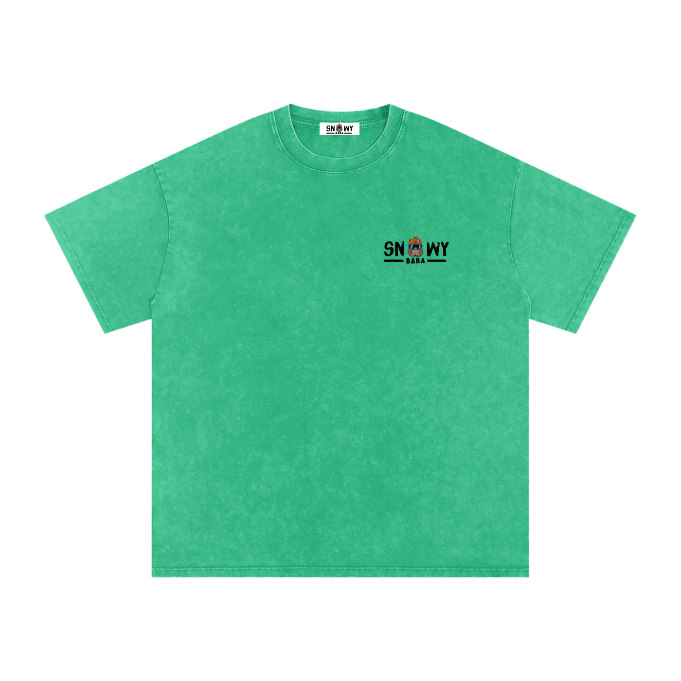 SNOWYBARA WASHED OVERSIZED TEE