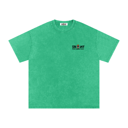 SNOWYBARA WASHED OVERSIZED TEE