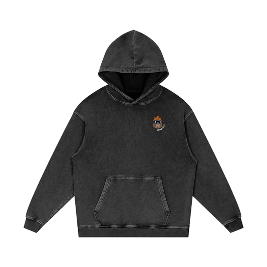 Snow Washed Loose Hoodie