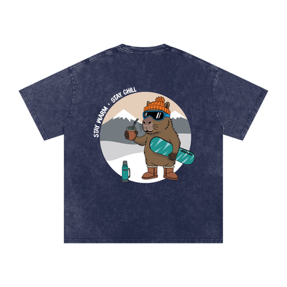 SNOW WASHED MATE TEE
