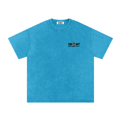 SNOWYBARA WASHED OVERSIZED TEE