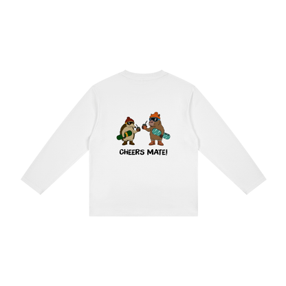 KID'S LONG SLEEVE TEE - CHEERS MATE