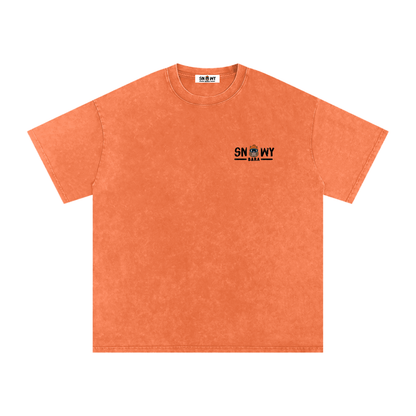 SNOWYBARA WASHED OVERSIZED TEE