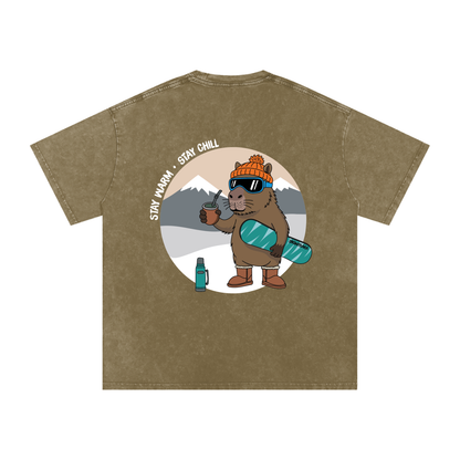 SNOW WASHED MATE TEE