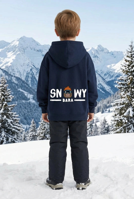 SNOWYBARA KID'S FLEECE HOODIE