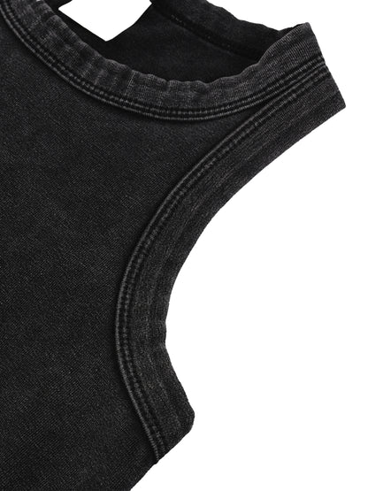 SNOWYBARA CROP TANK TOP