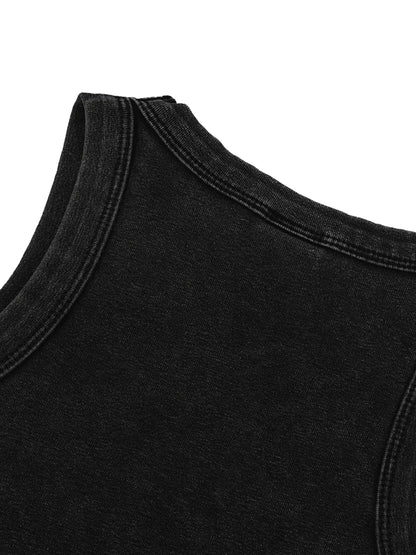 SNOWYBARA CROP TANK TOP